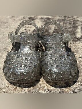 Cat & Jack Glitter Jelly Sandals